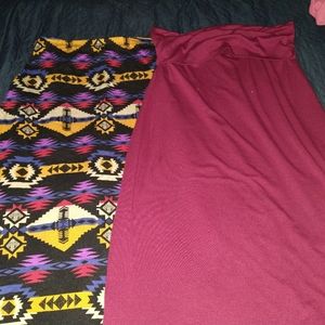 2 long skirts
